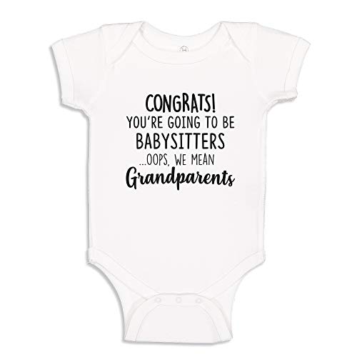 Product Image of the Congrats You're Going To Be Babysitters Oops We Mean Grandparents Baby...