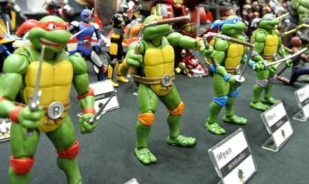 Ninja turtle action figures