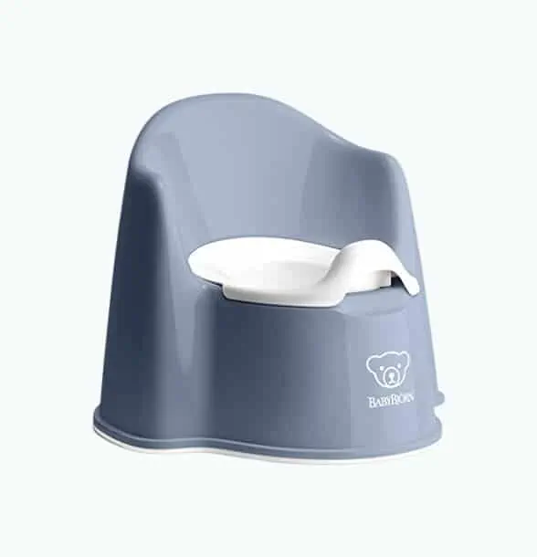 Product Image of the BabyBjörn Potty Chair, Deep green/White