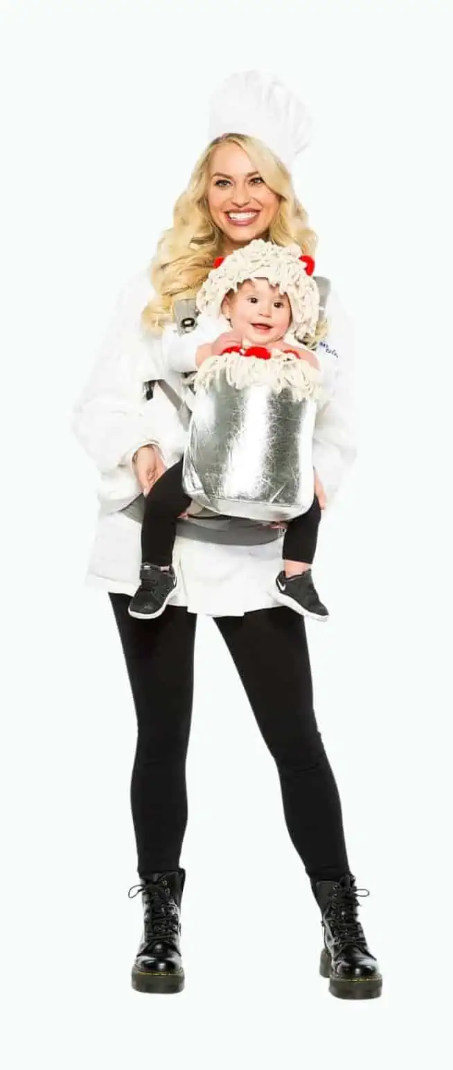 Product Image of the Chef and Spaghetti Mom and Baby Costume