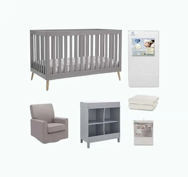 Product Image of the Delta Children Essex 7-Piece Nursery Set