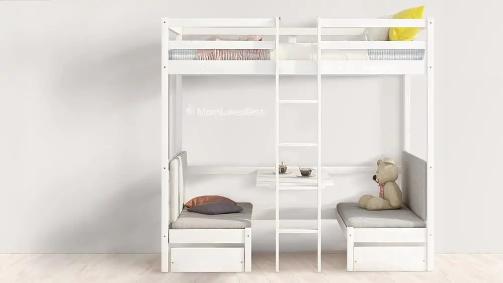 Photo of the Meritline Convertible Dorm Loft Bunk Beds