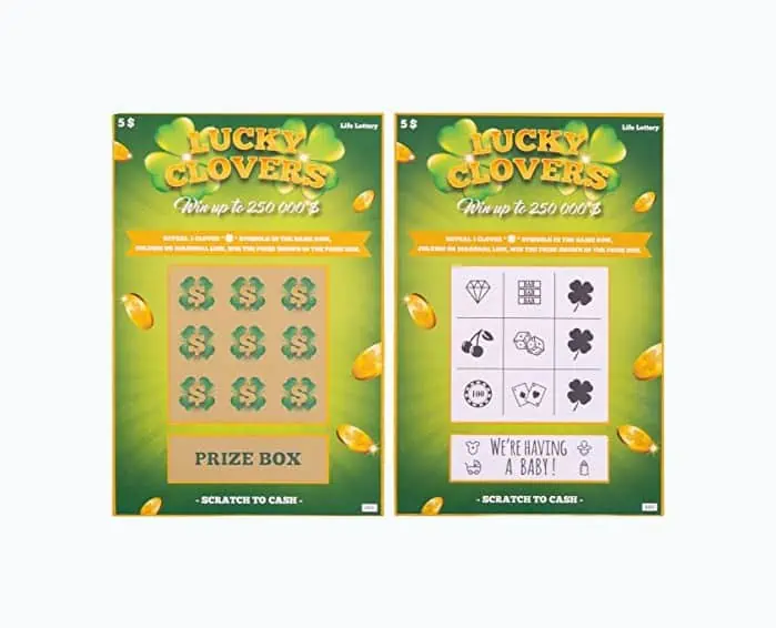 Product Image of the VNS Creations 5 Pregnancy Announcements Scratch Off Cards - Cute Baby...